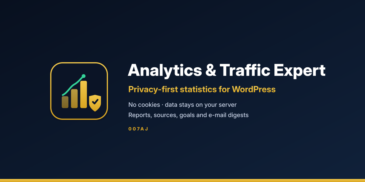 Analytics and Traffic Expert: privacy-first WordPress statistics